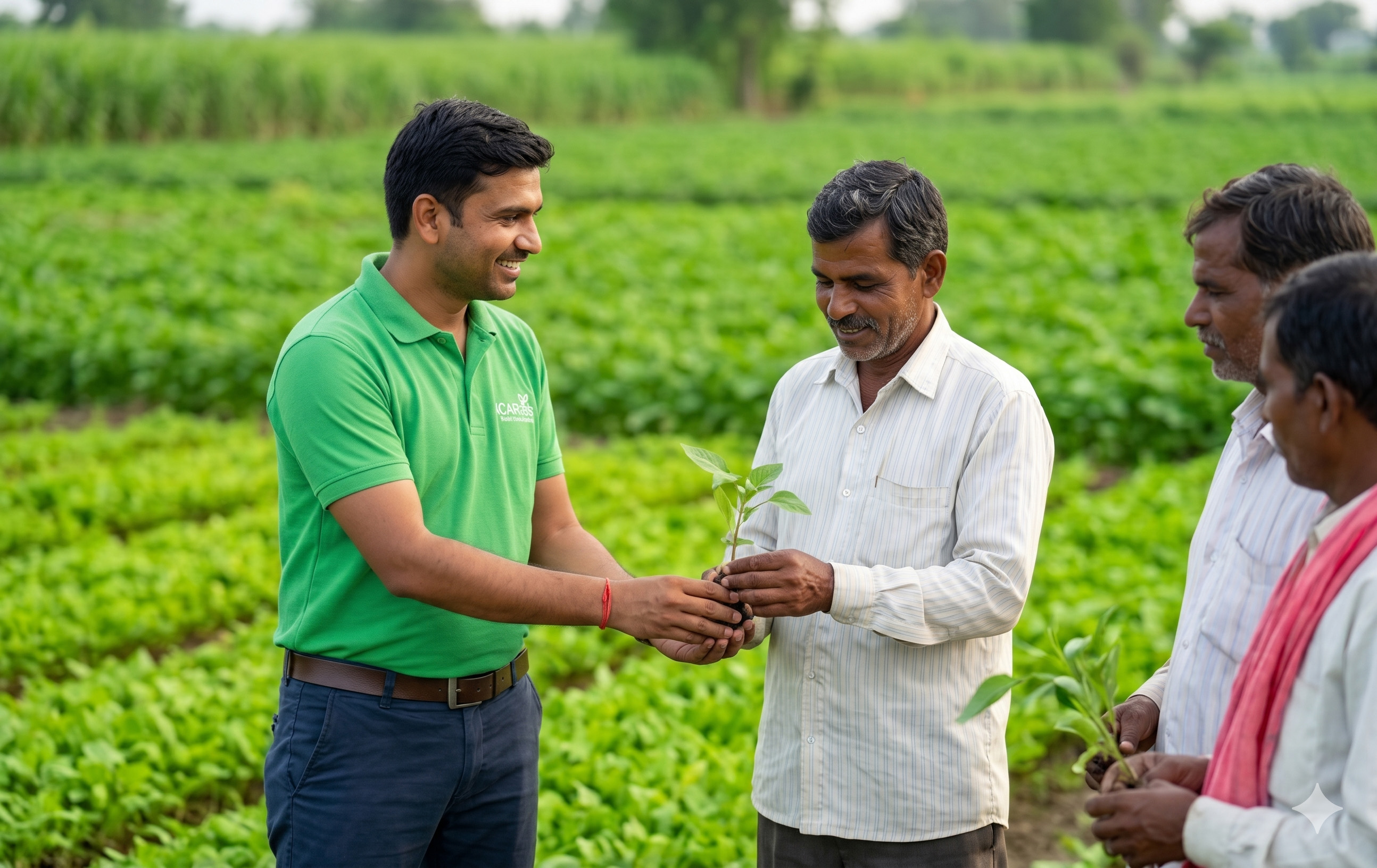 Farmer empowerment — sharing knowledge in the field